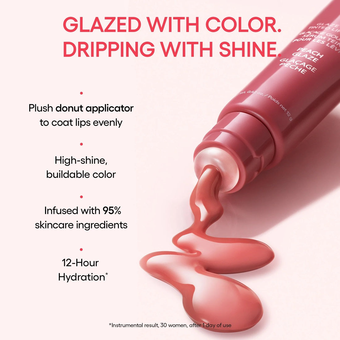 Son LANEIGE Glaze Craze Tinted Lip Serum #Chocolate Frosting - Warm Brown