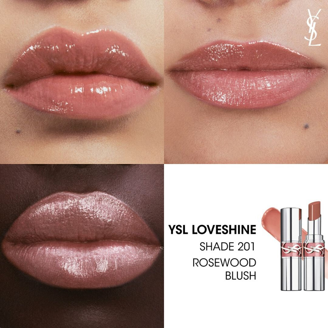 Son YSL Loveshine Lipstick #201 Rosewood Blush
