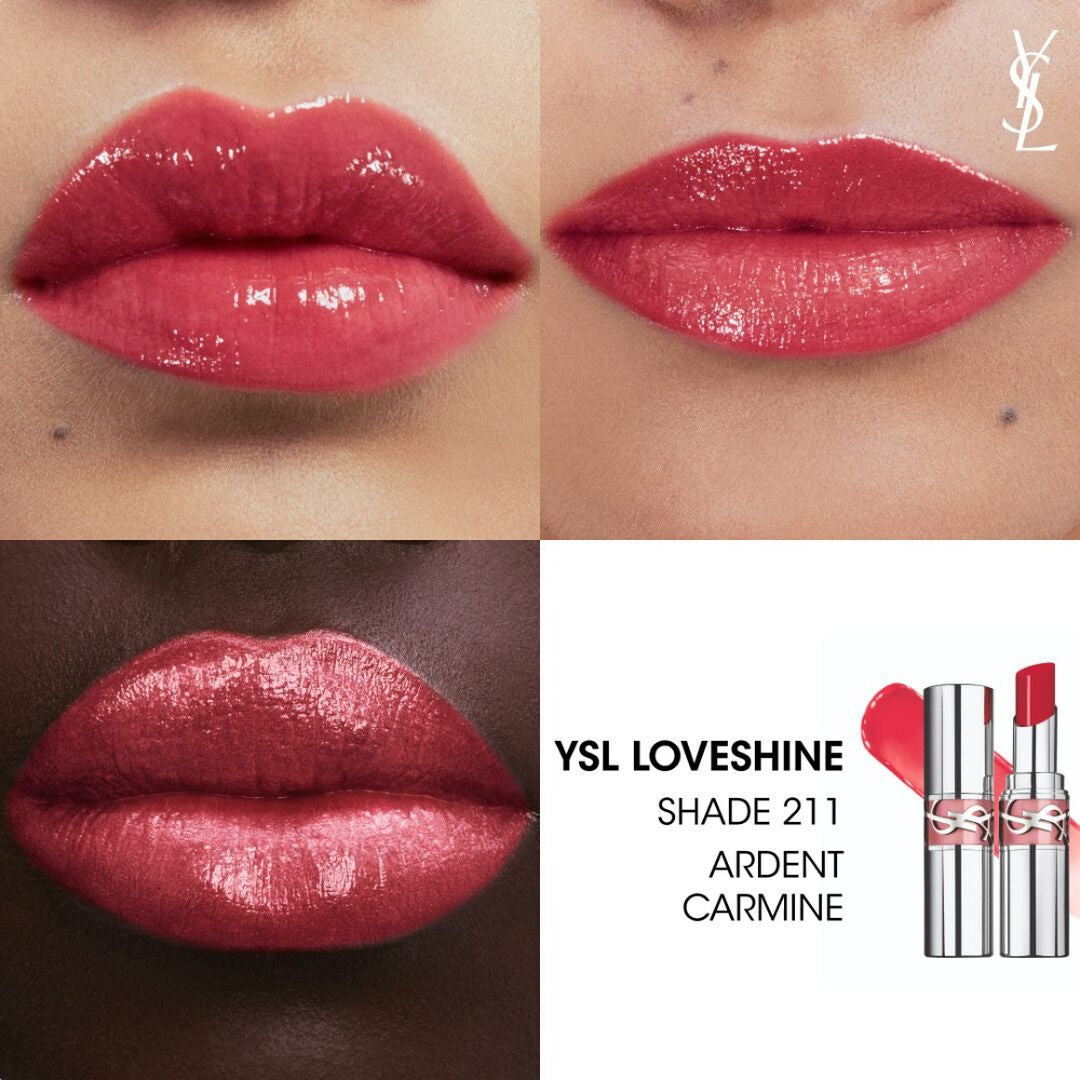 Son YSL Loveshine Lipstick #211 Ardent Carmine
