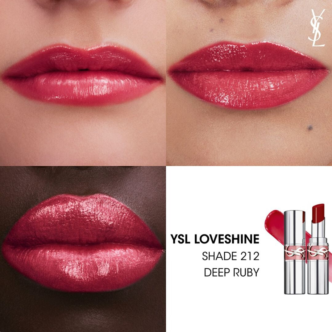 Son YSL Loveshine Lipstick #212 Deep Ruby