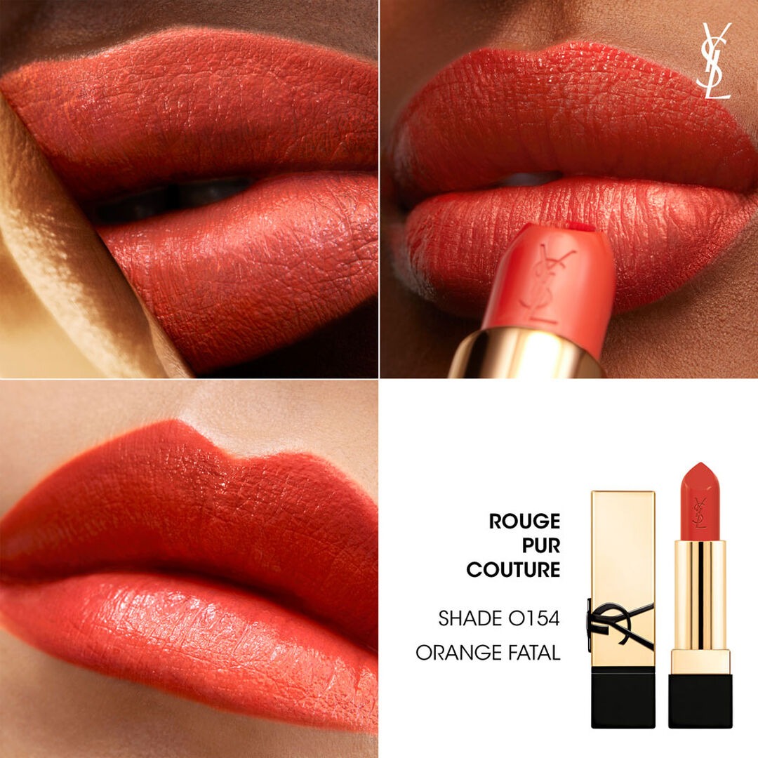 Son YSL Rouge Pur Couture #O154 Orange Fatal