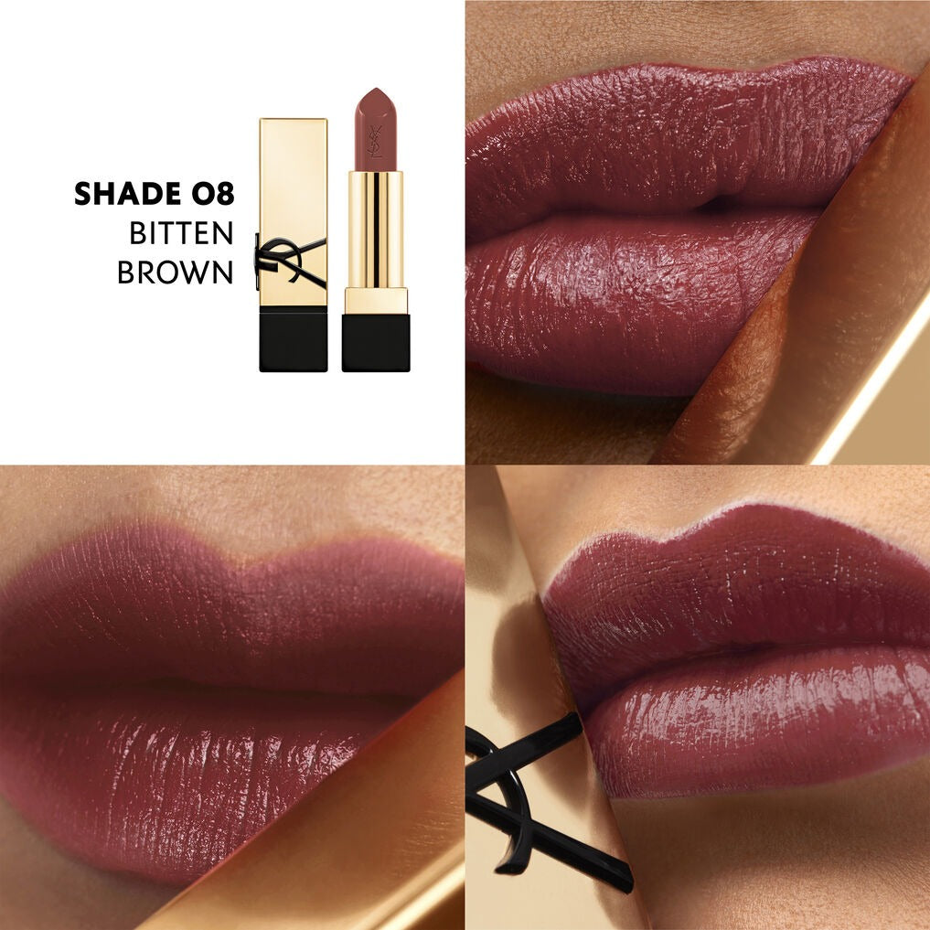 Son YSL Rouge Pur Couture #O8 Bitten Brown