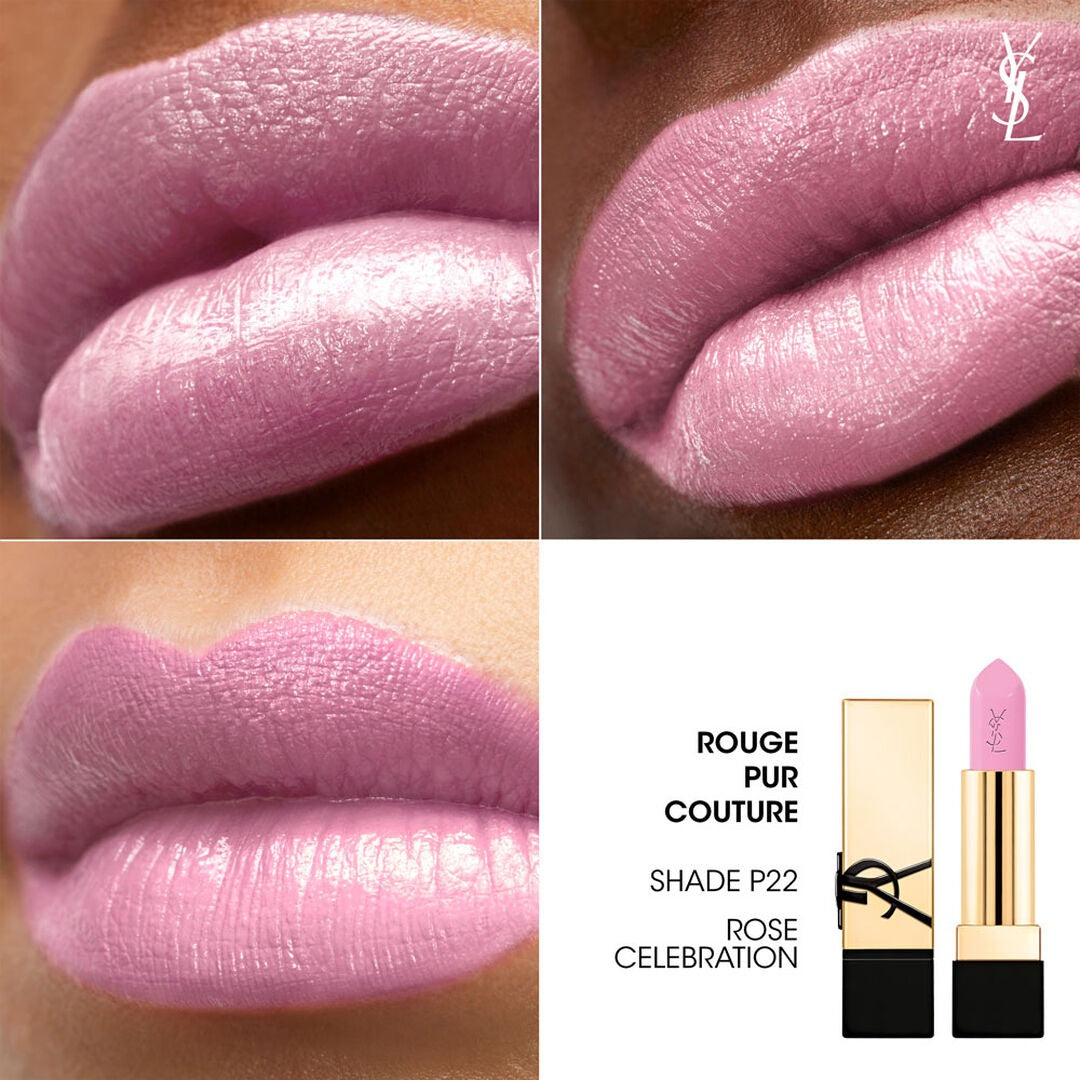 Son YSL Rouge Pur Couture #P22 Rose Celebration