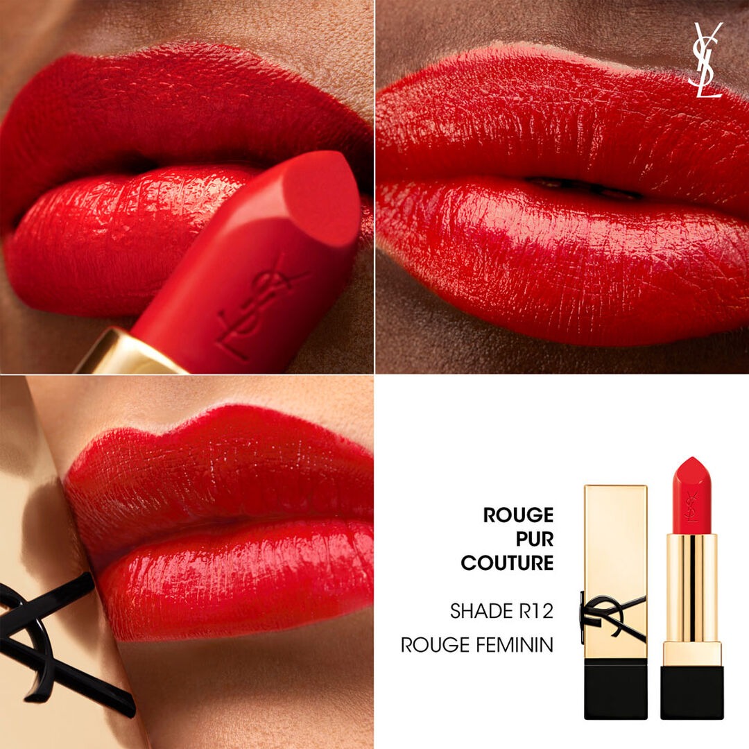 Son YSL Rouge Pur Couture #R12 Rouge Feminin