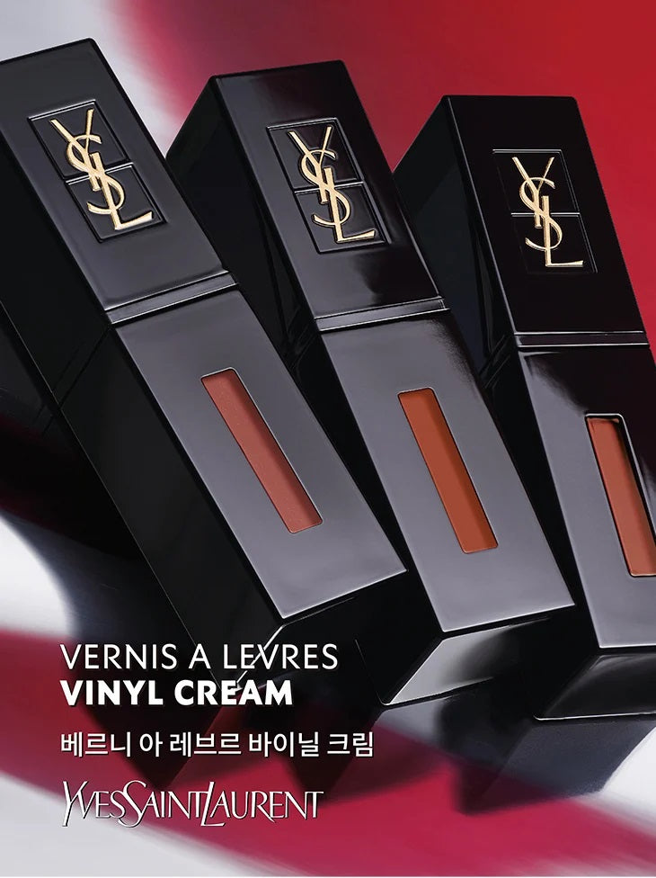 Son YSL Vinyl Cream Lip Stain #409 Burgundy Vibes - Kallos Vietnam
