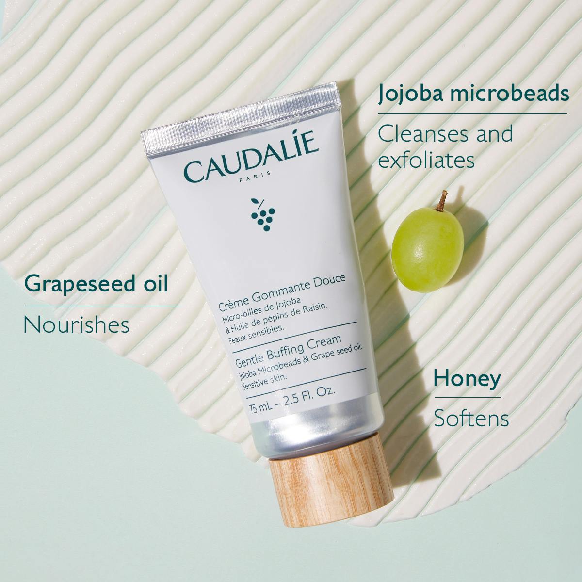 Tẩy Da Chết Caudalie Vinoclean Gentle Buffing Cream