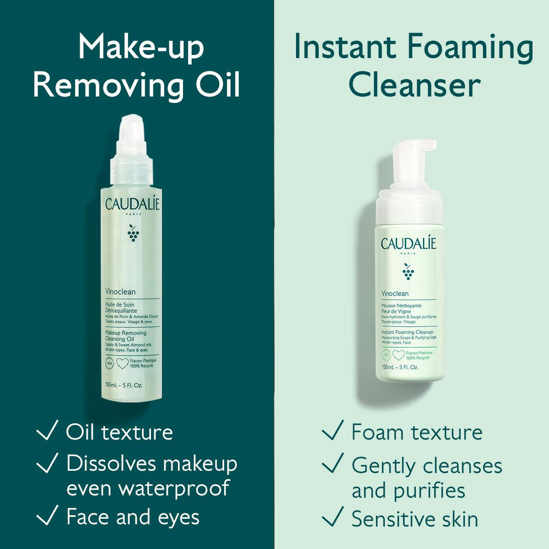 Tẩy Trang Caudalie Vinoclean Make-Up Removing Cleansing Oil #150 mL