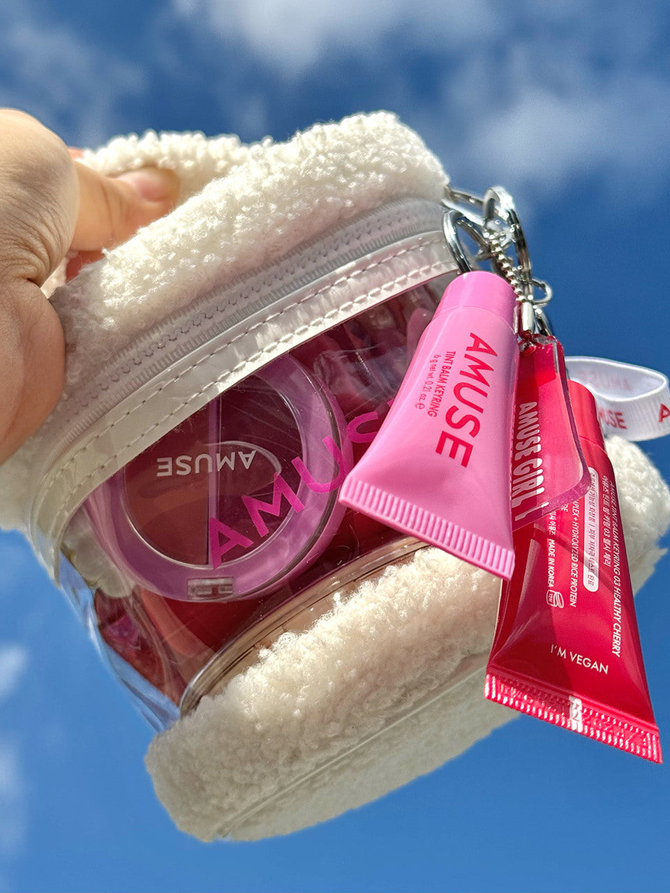 Túi Đựng Đồ Trang Điểm AMUSE My Amuse Fluffy Pouch