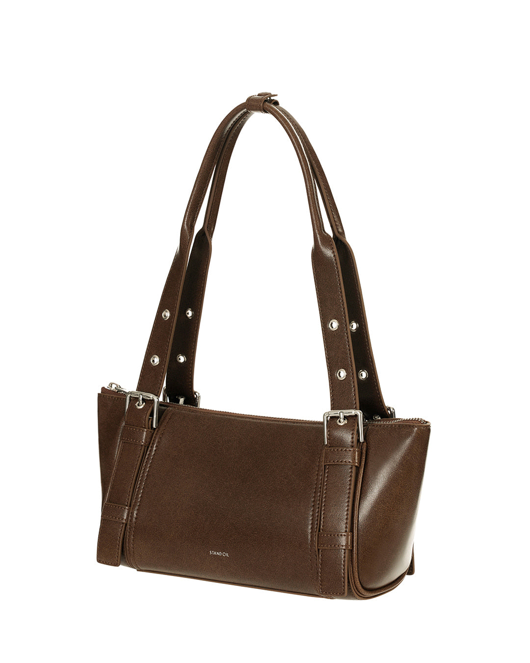 Túi Xách Stand Oil Boat Bag #Brown