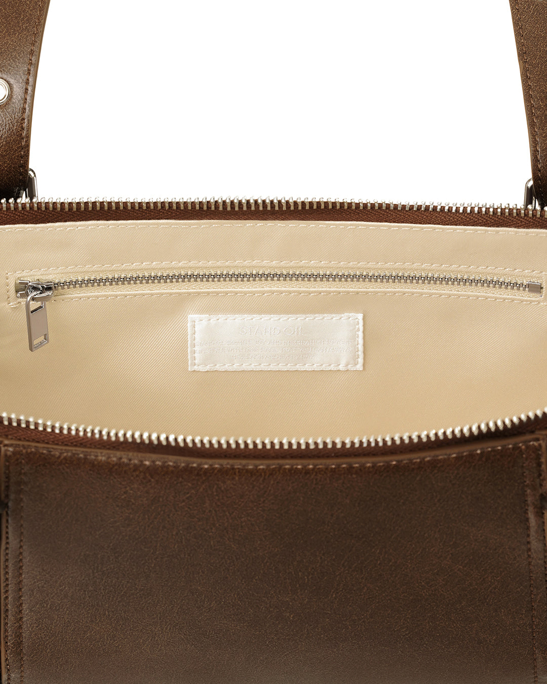 Túi Xách Stand Oil Boat Bag #Brown