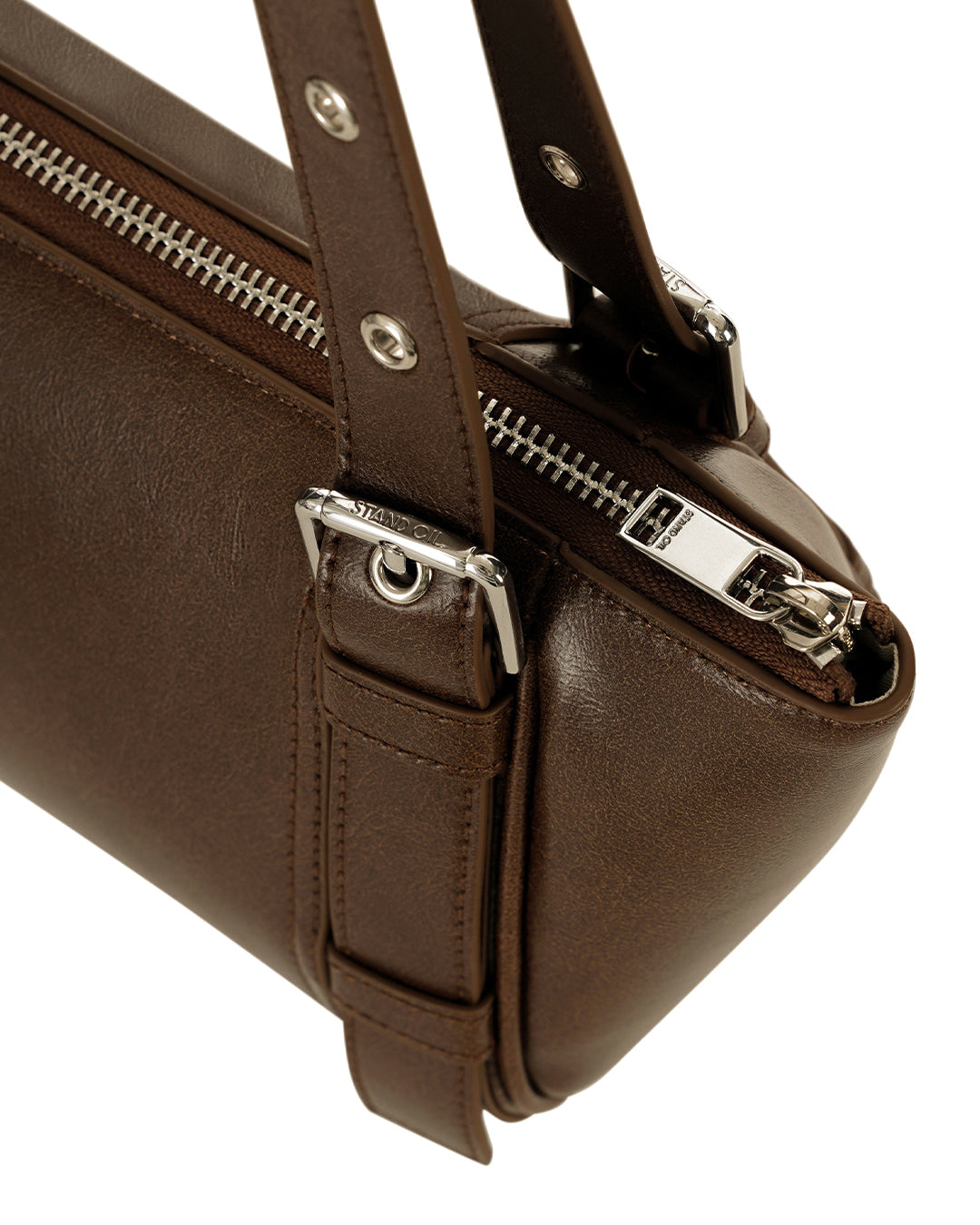 Túi Xách Stand Oil Boat Bag #Brown
