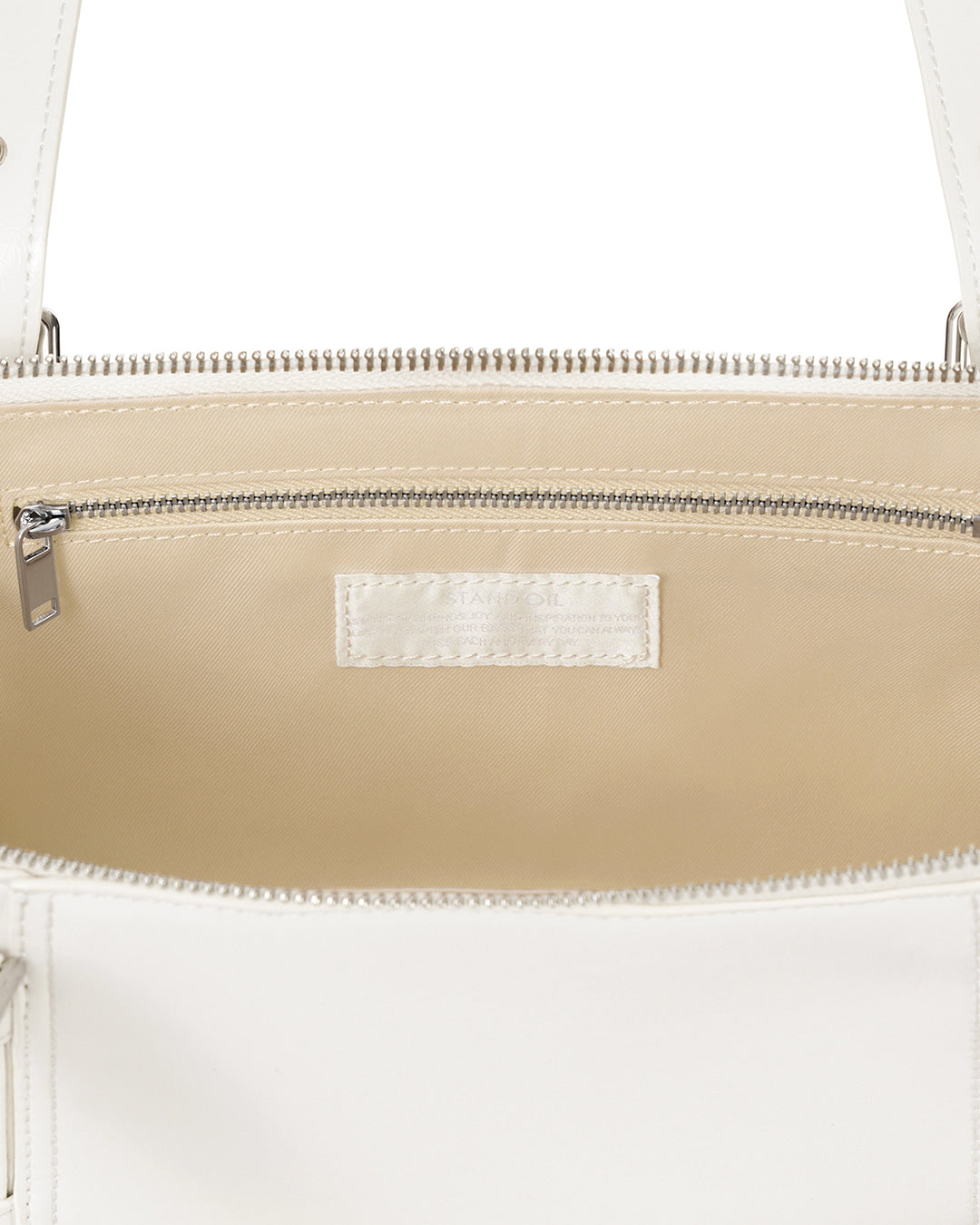 Túi Xách Stand Oil Boat Bag #White