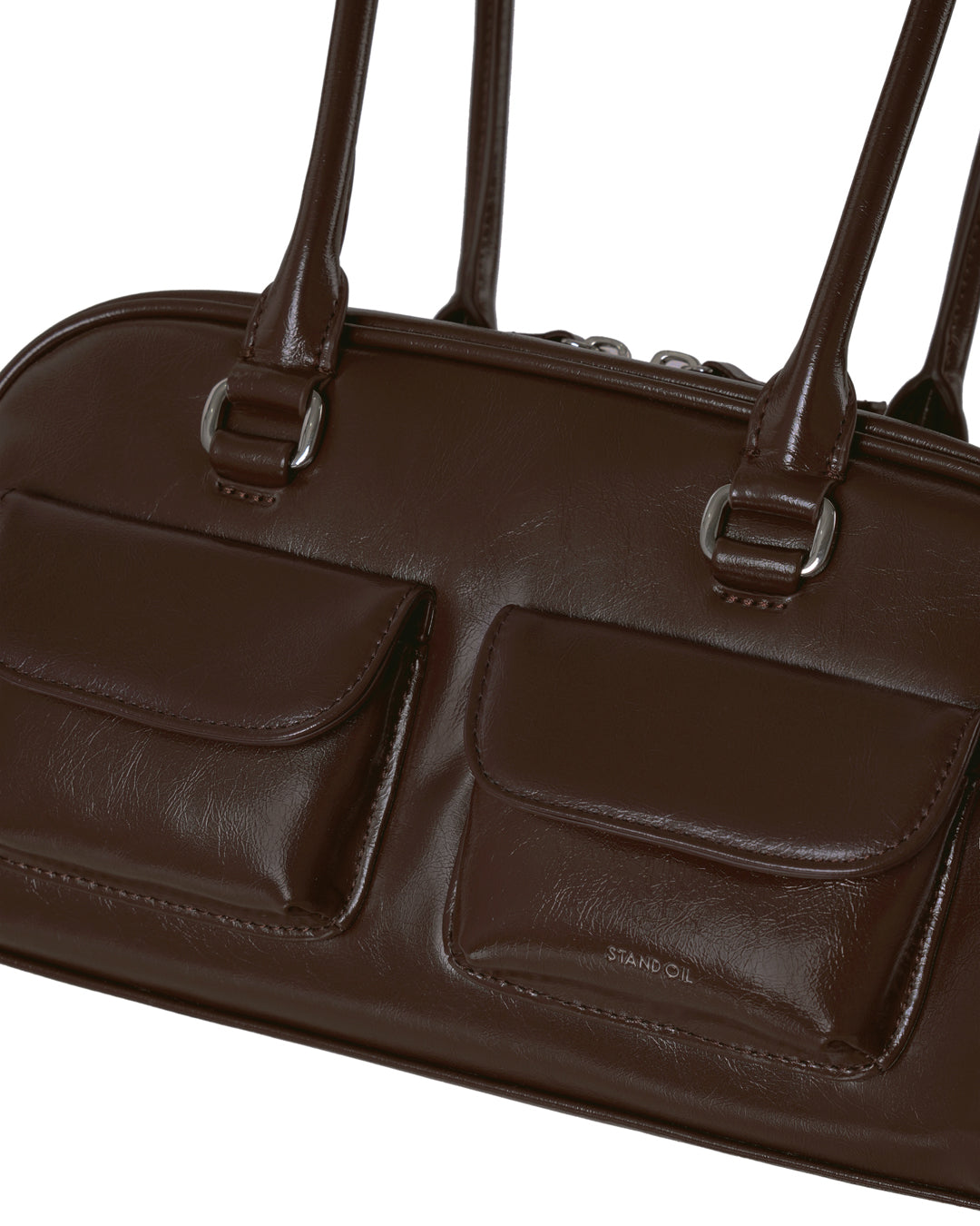 Túi Xách Stand Oil Chubby Bag #Marron