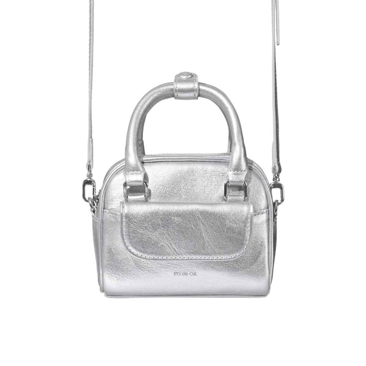 Túi Xách Stand Oil Chubby Bag Tiny #Silver