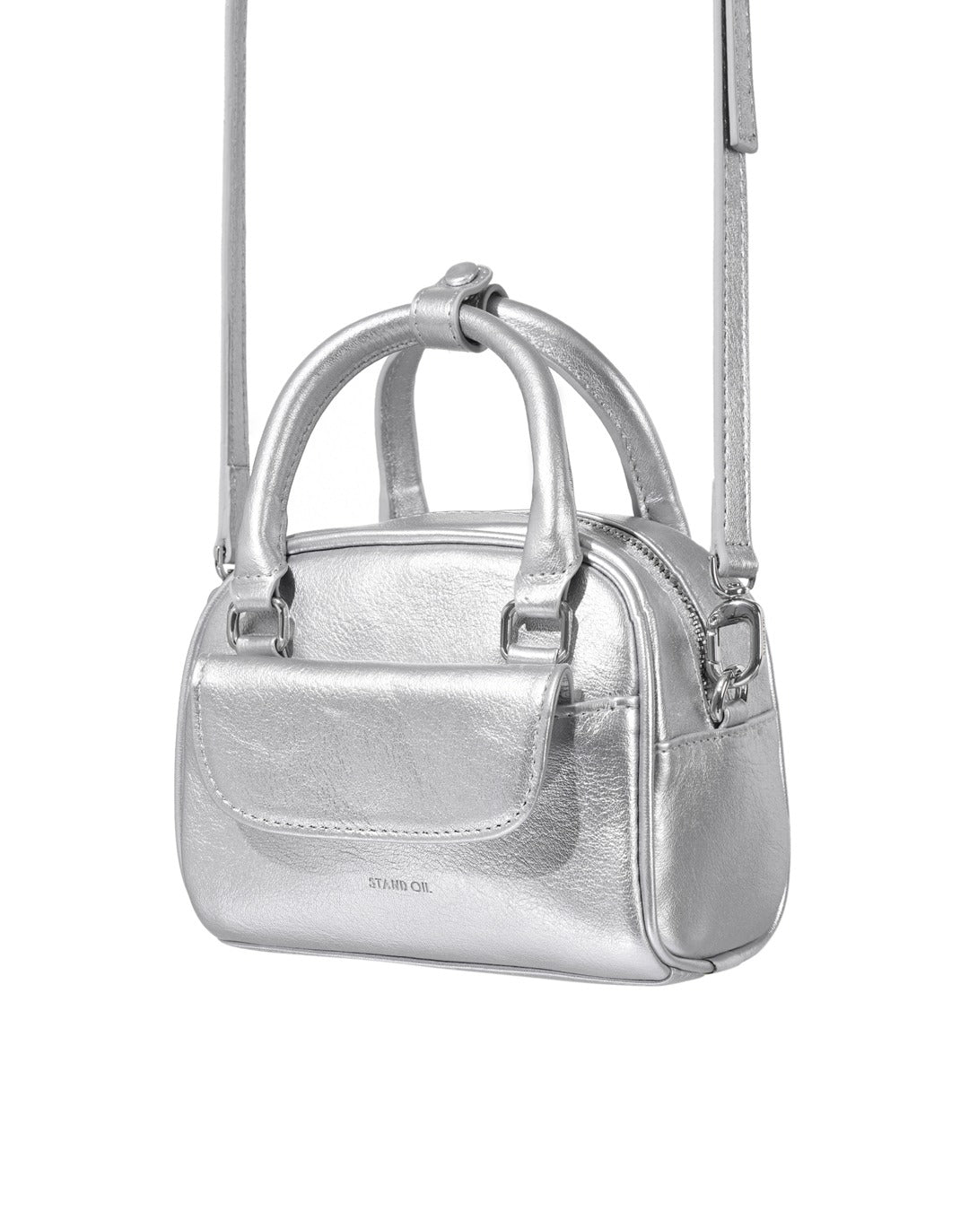 Túi Xách Stand Oil Chubby Bag Tiny #Silver