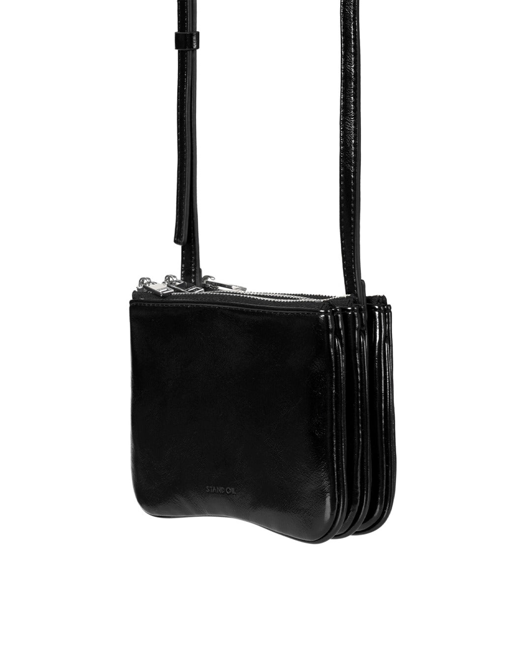 Túi Xách Stand Oil Cookie Accordion Bag #Black