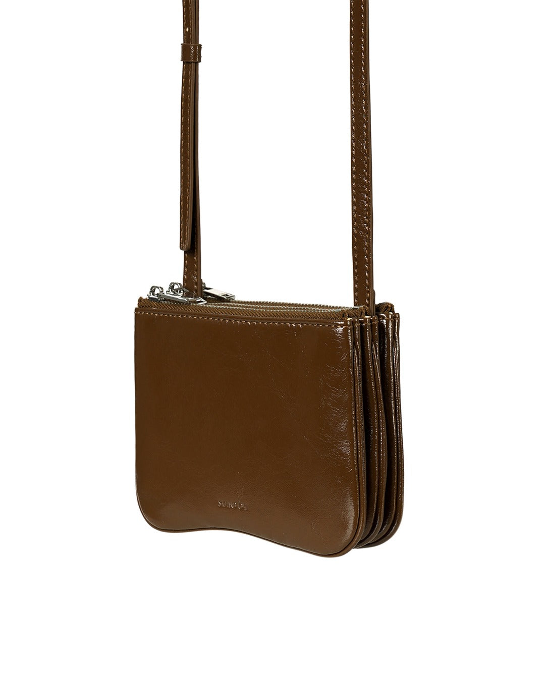 Túi Xách Stand Oil Cookie Accordion Bag #Brown