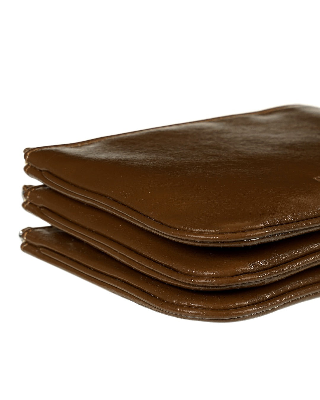 Túi Xách Stand Oil Cookie Accordion Bag #Brown