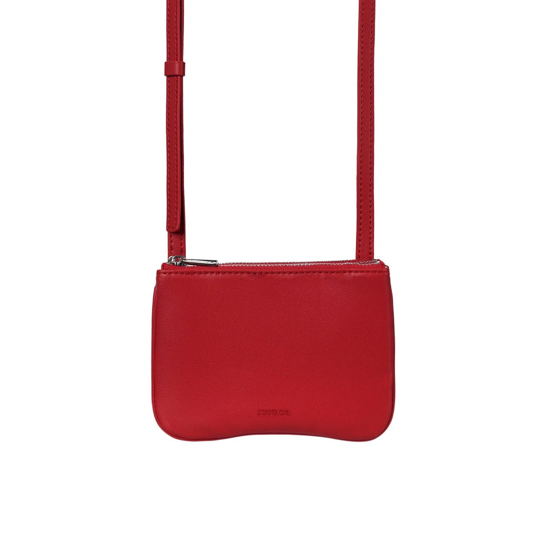 Túi Xách Stand Oil Cookie Accordion Bag #Red