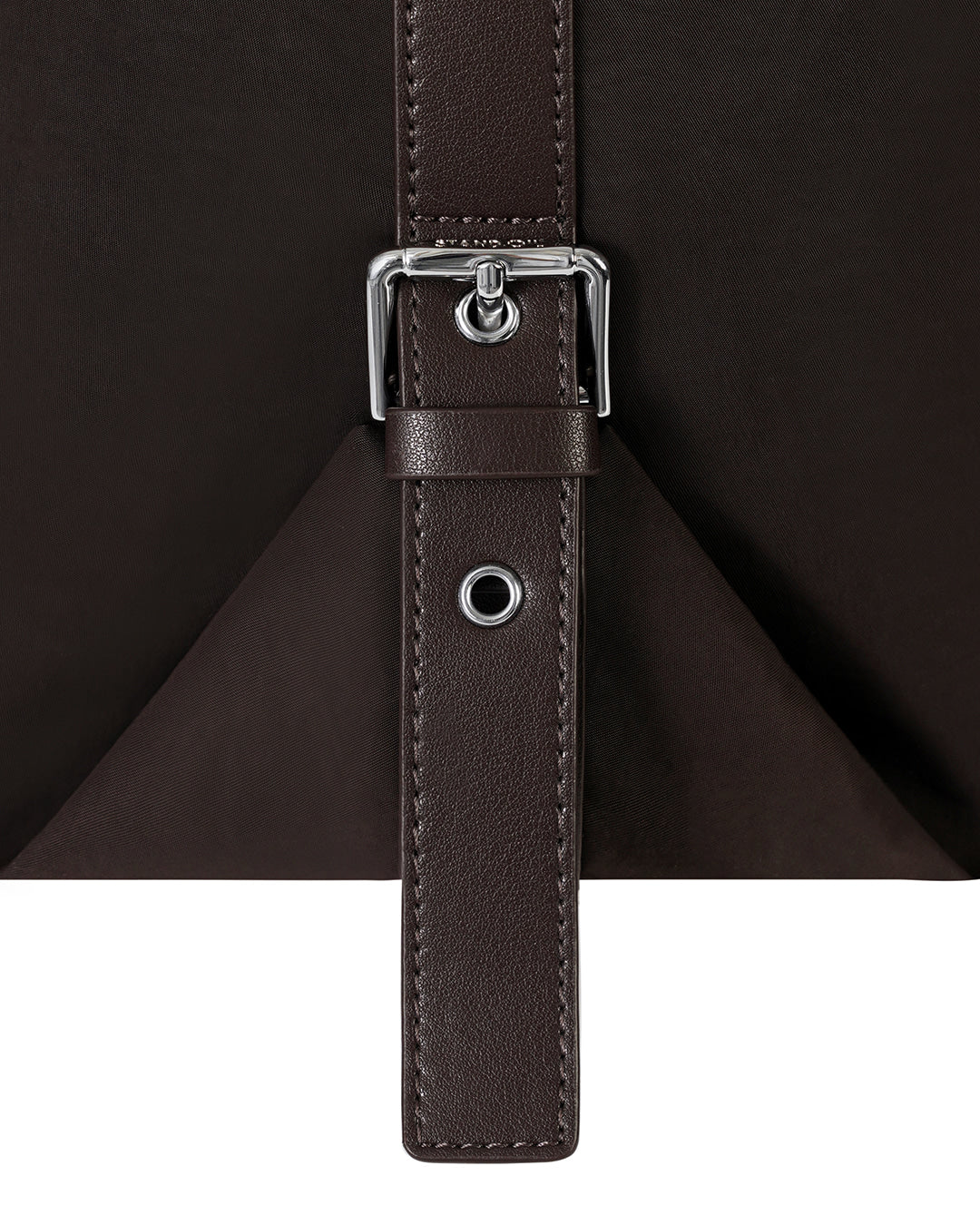 Túi Xách Stand Oil Mushy Bag Nylon #Brown