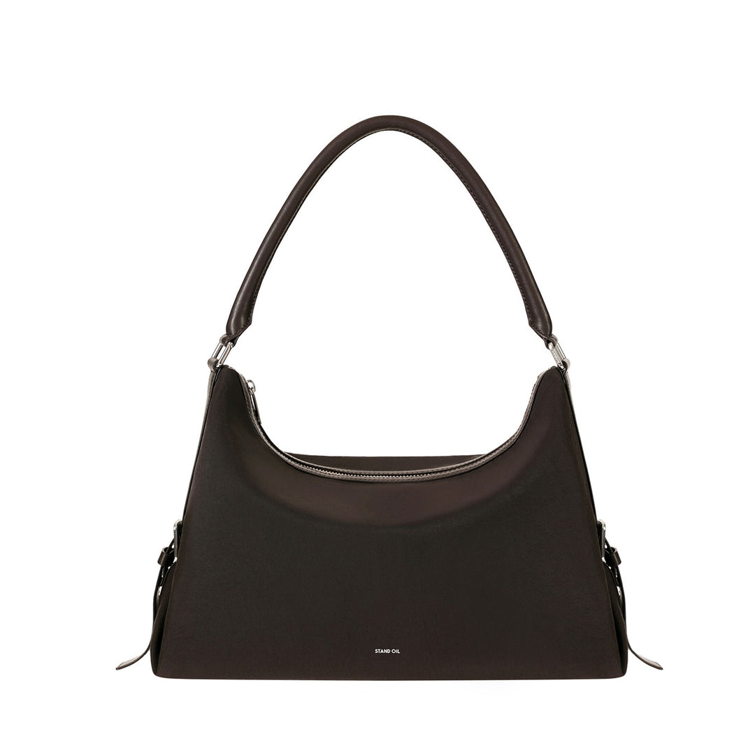 Túi Xách Stand Oil Mushy Bag Nylon #Brown