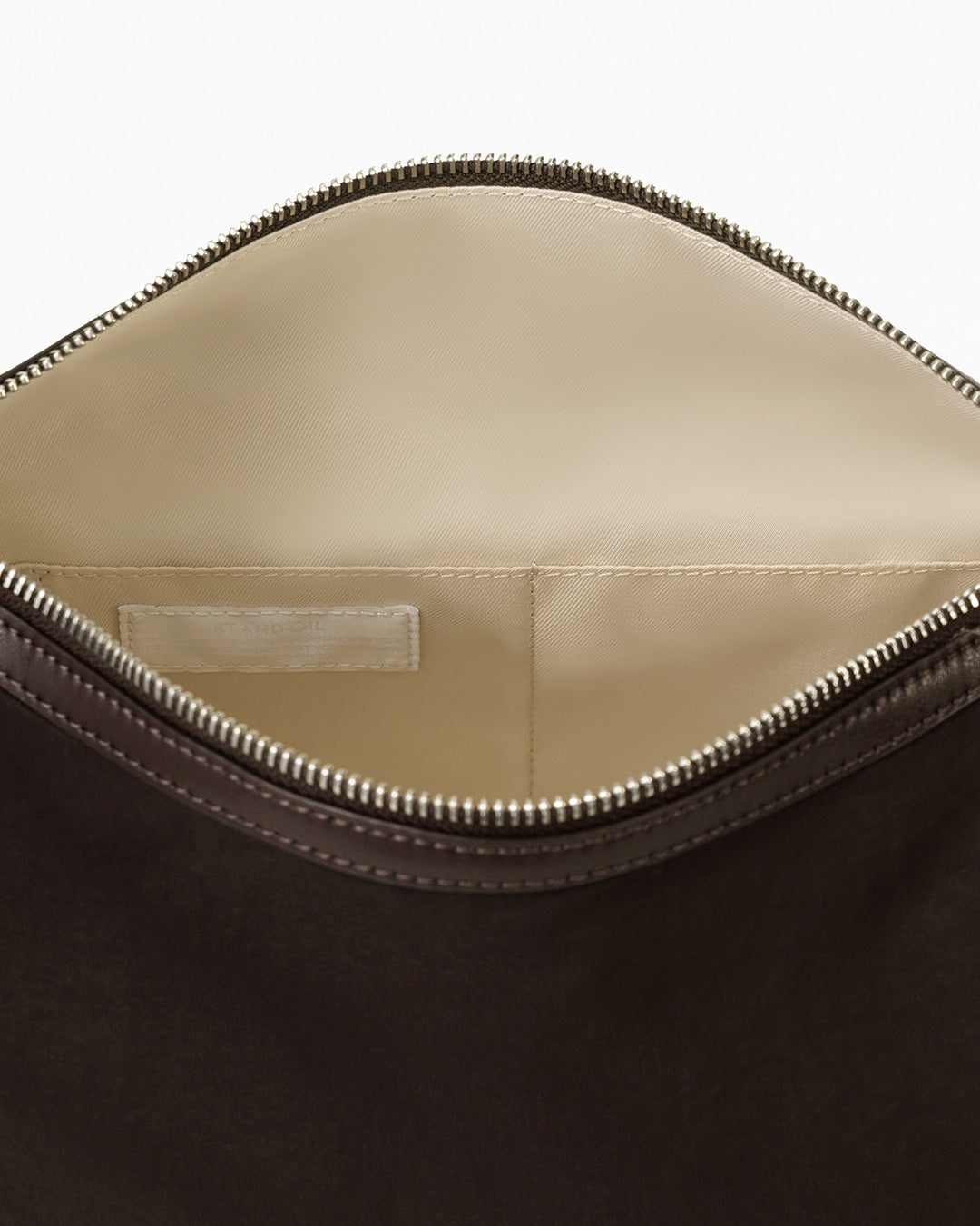 Túi Xách Stand Oil Mushy Bag Nylon #Brown