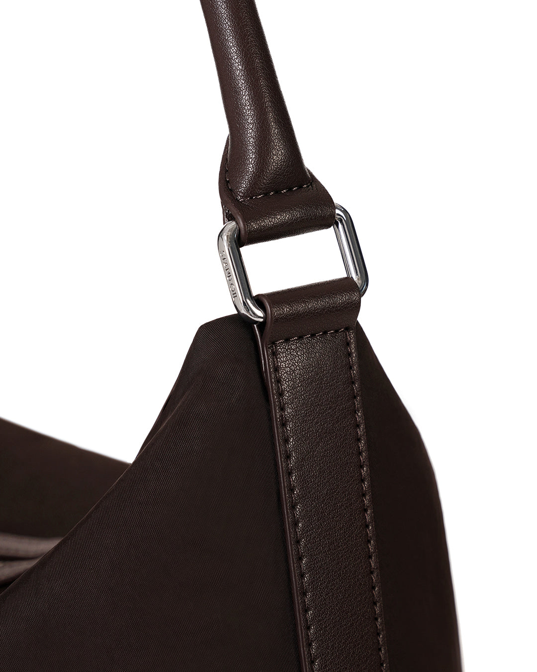 Túi Xách Stand Oil Mushy Bag Nylon #Brown