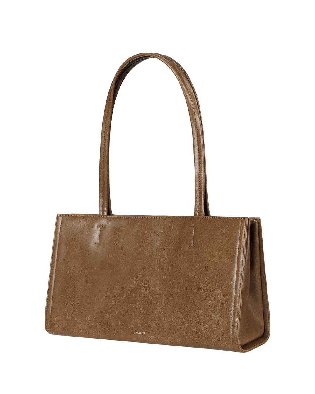 Túi Xách Stand Oil Oblong Bag #Brown