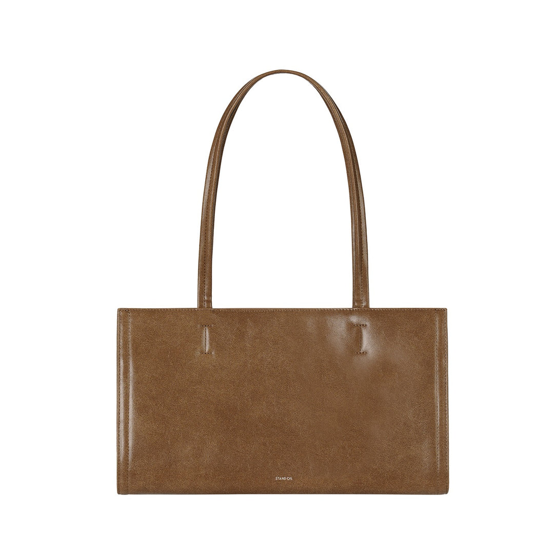 Túi Xách Stand Oil Oblong Bag #Brown