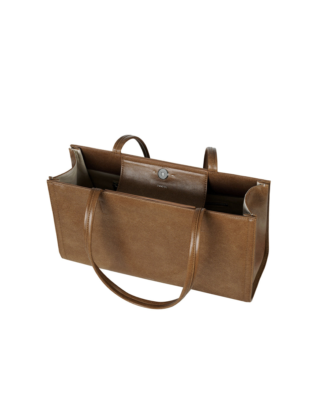 Túi Xách Stand Oil Oblong Bag #Brown