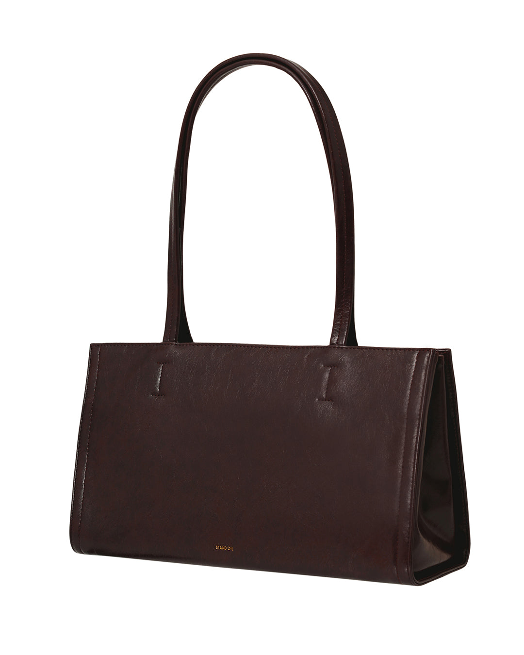 Túi Xách Stand Oil Oblong Bag #Marron
