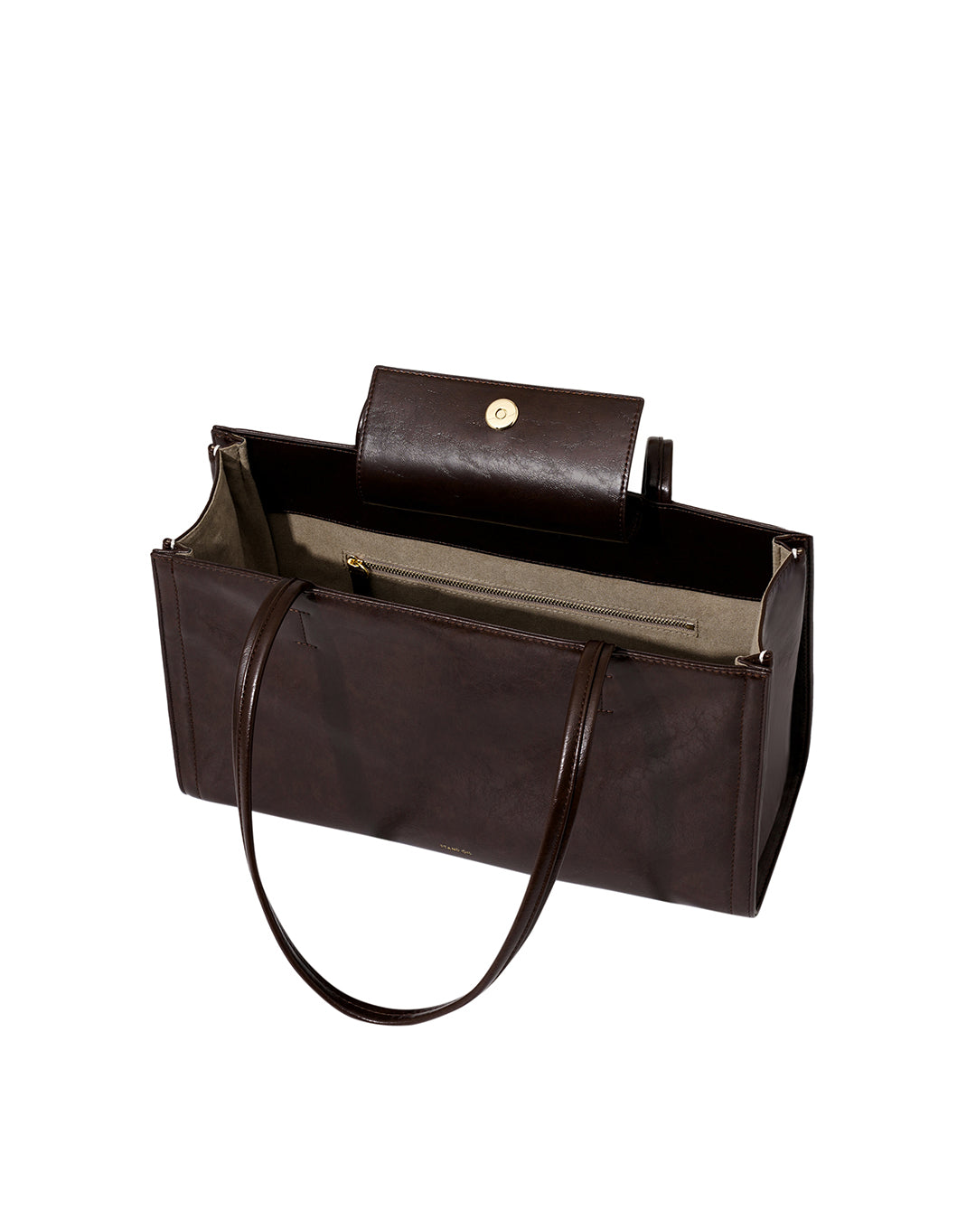 Túi Xách Stand Oil Oblong Bag #Marron