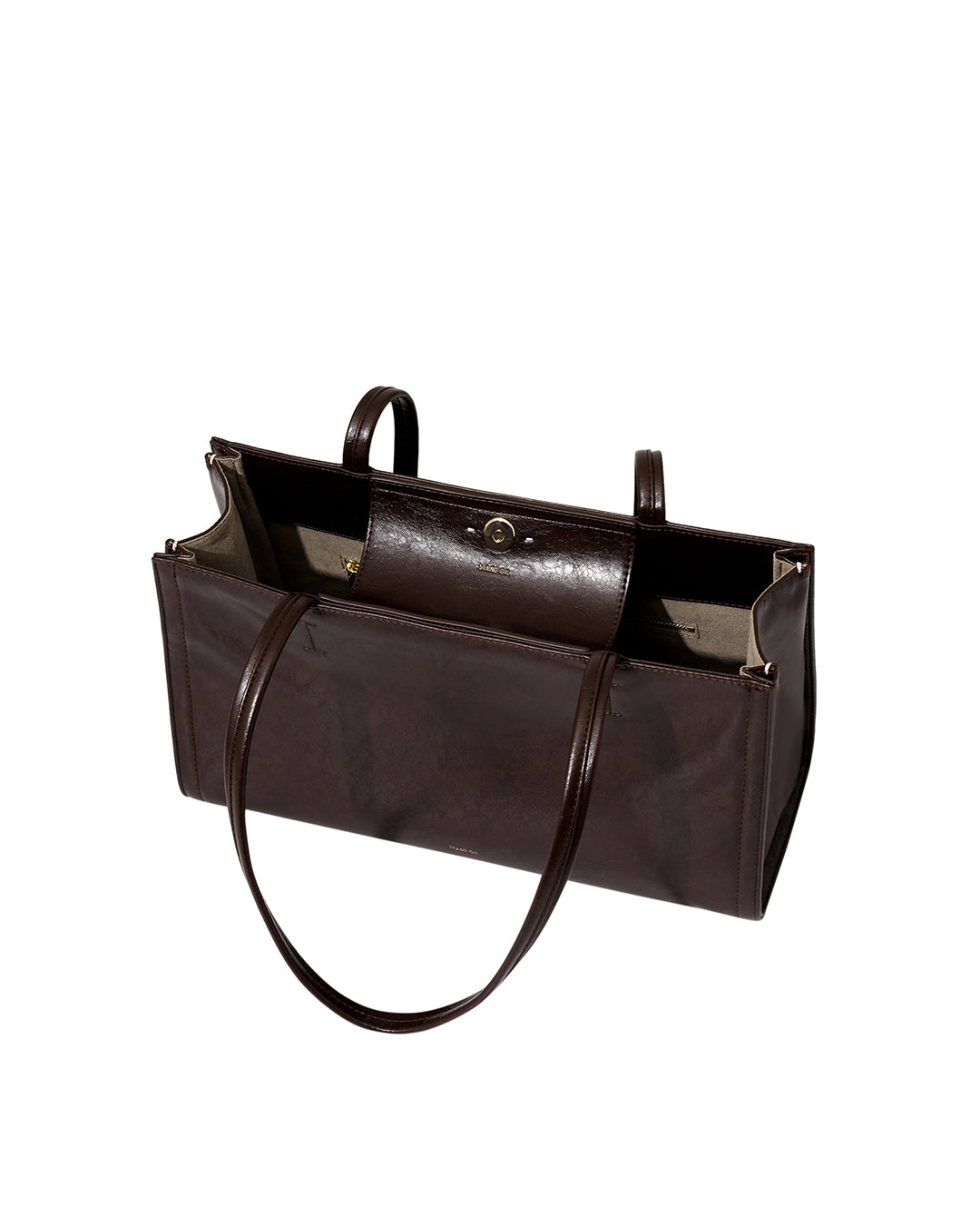 Túi Xách Stand Oil Oblong Bag #Marron