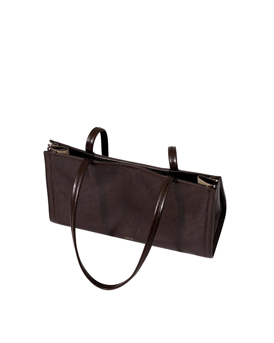 Túi Xách Stand Oil Oblong Bag #Marron