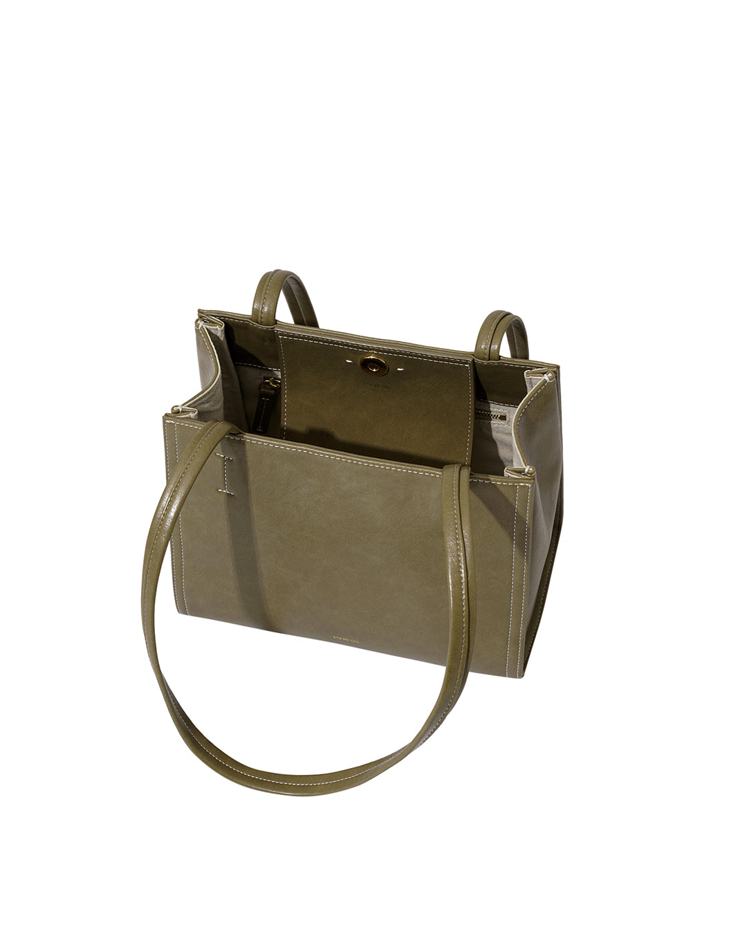 Túi Xách Stand Oil Oblong Bag Mini #Basil