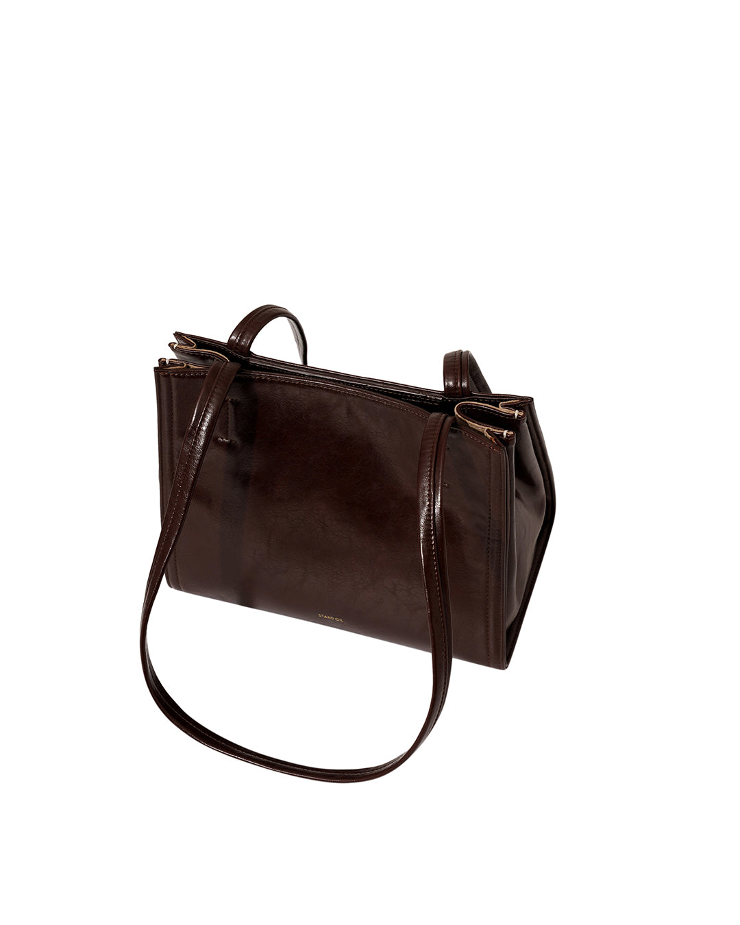 Túi Xách Stand Oil Oblong Bag Mini #Marron