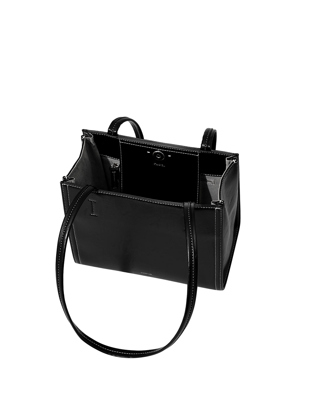 Túi Xách Stand Oil Oblong Bag Mini #Stitch Black