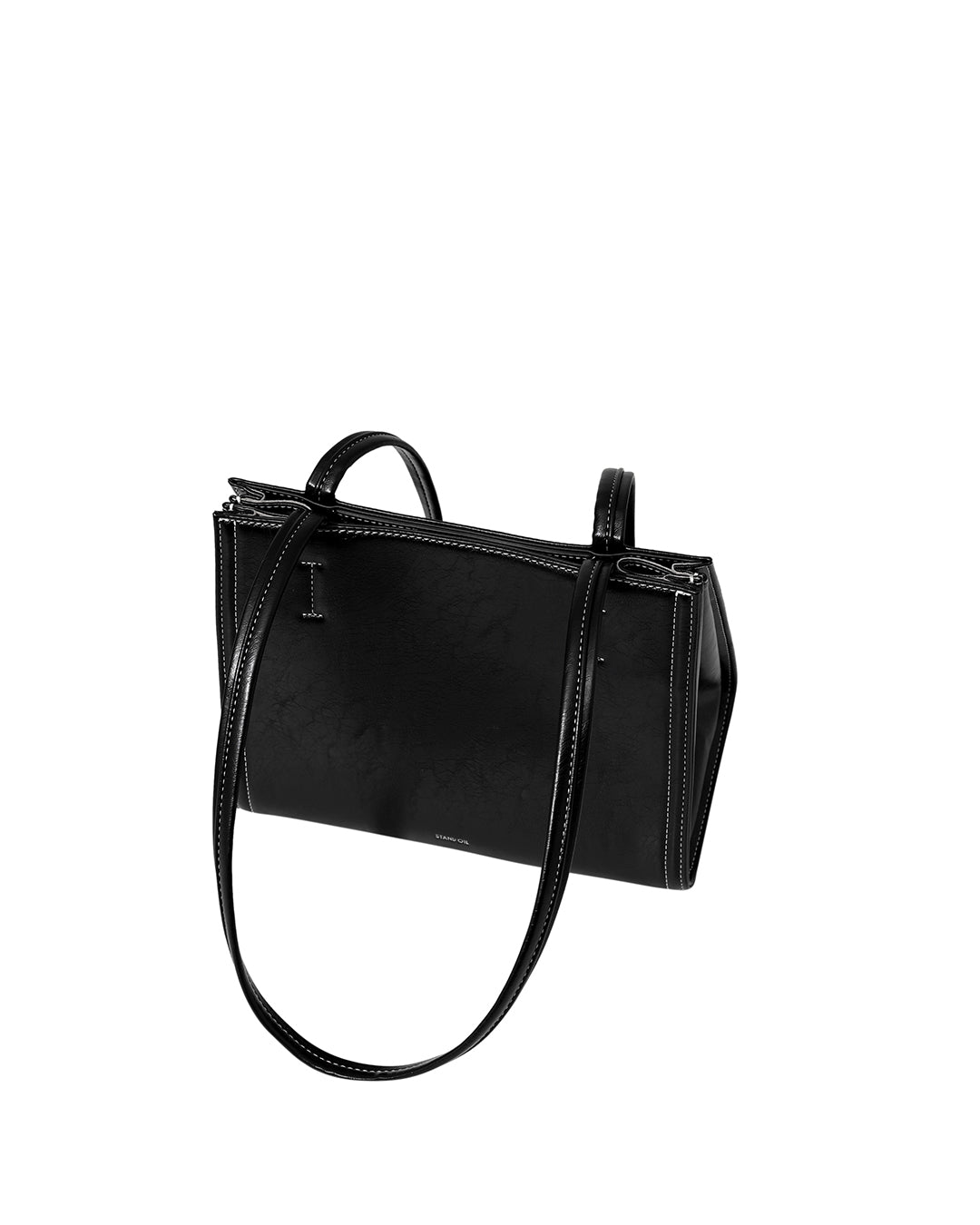 Túi Xách Stand Oil Oblong Bag Mini #Stitch Black