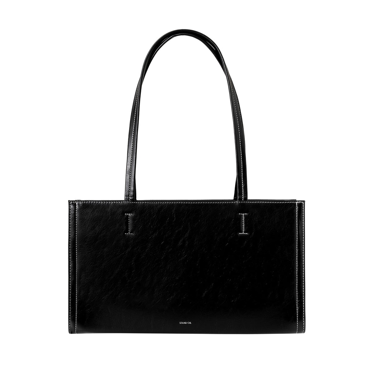Túi Xách Stand Oil Oblong Bag #Stitch Black