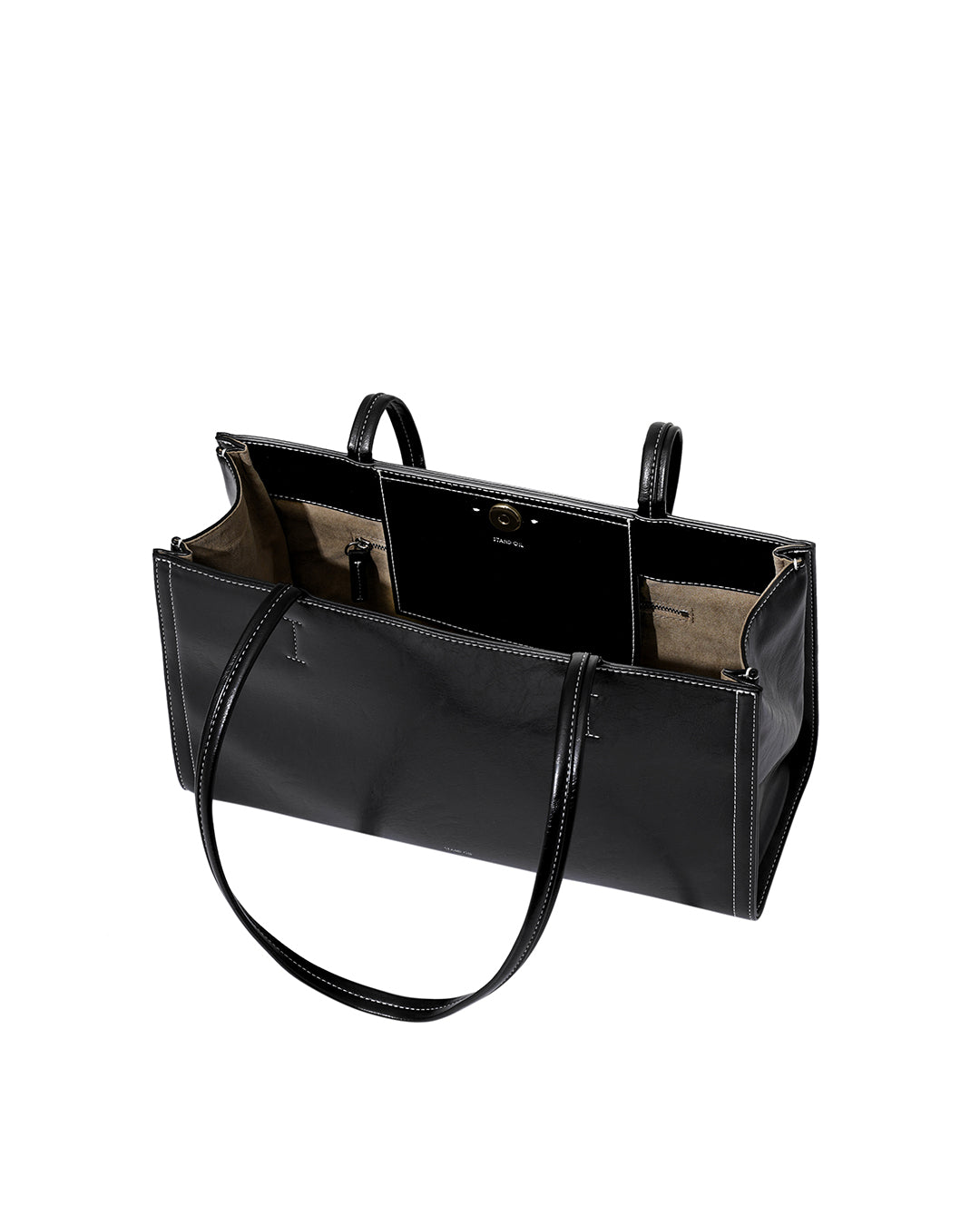 Túi Xách Stand Oil Oblong Bag #Stitch Black