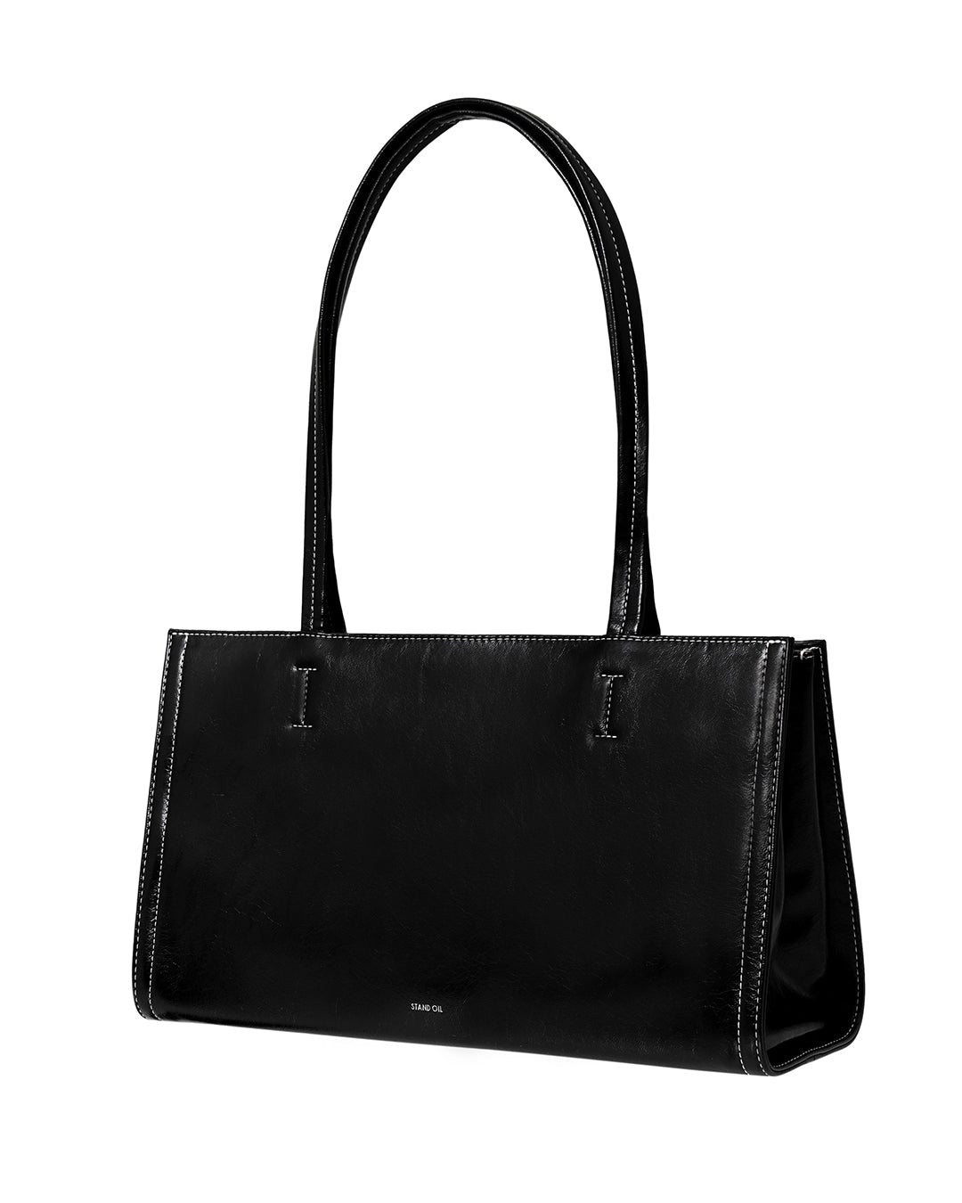 Túi Xách Stand Oil Oblong Bag #Stitch Black