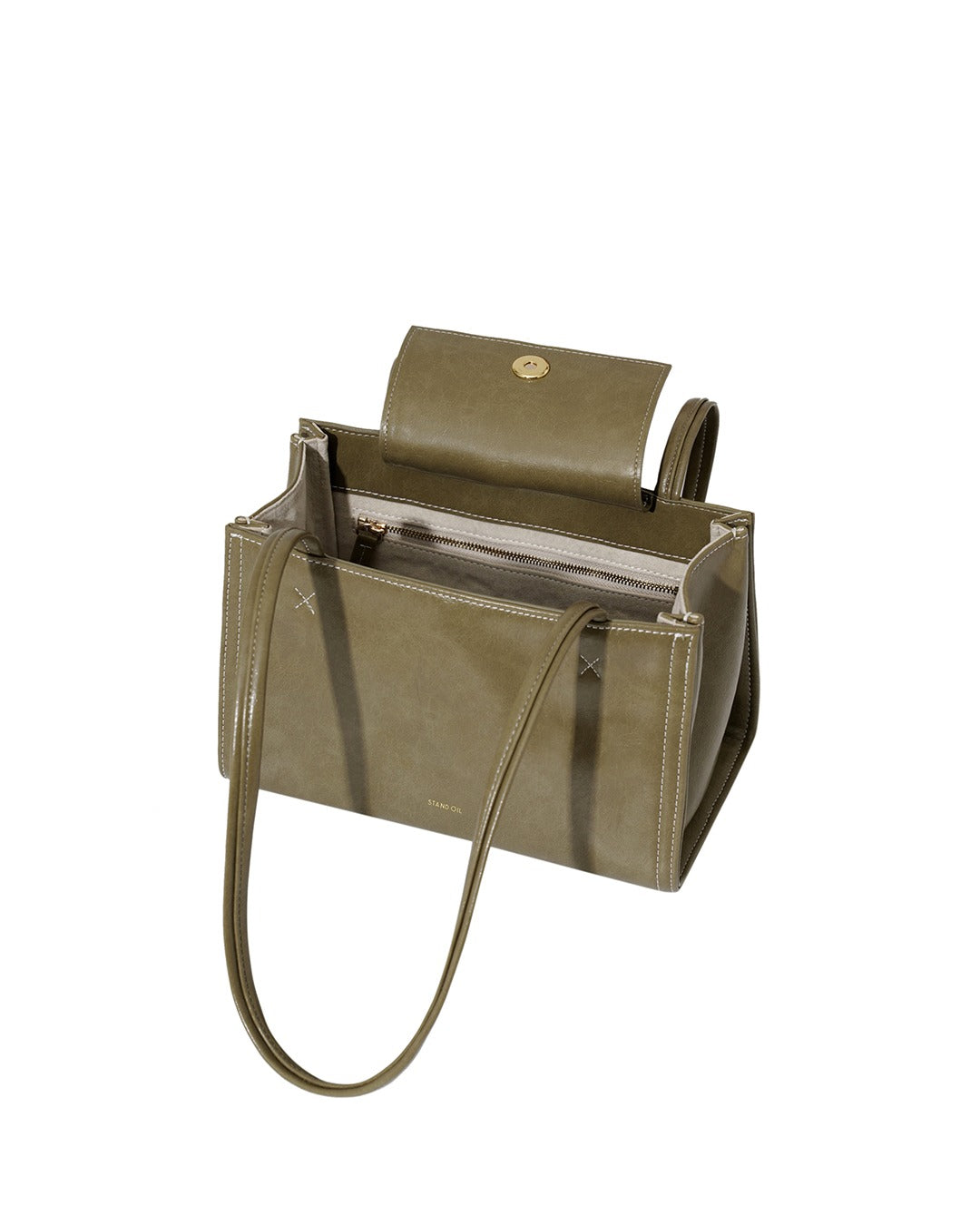 Túi Xách Stand Oil Oblong Bag Tiny #Basil