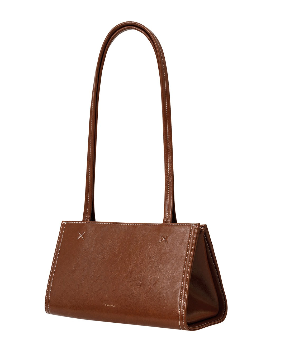 Túi Xách Stand Oil Oblong Bag Tiny #Brown