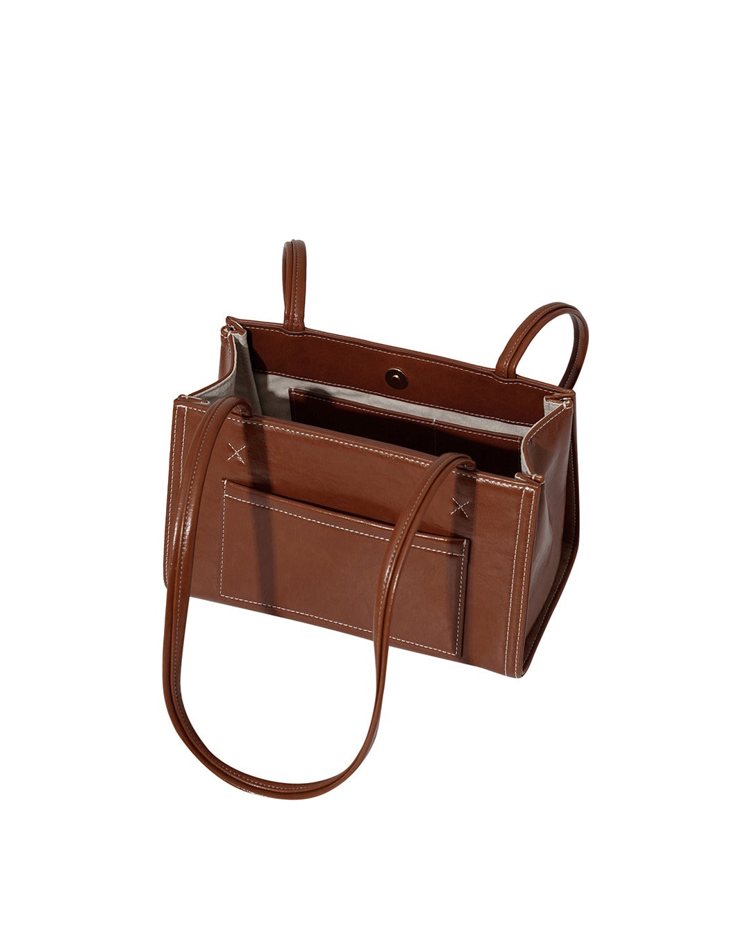 Túi Xách Stand Oil Oblong Bag Tiny #Brown