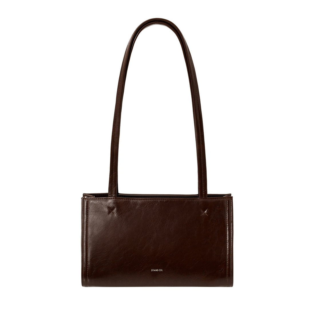 Túi Xách Stand Oil Oblong Bag Tiny #Marron