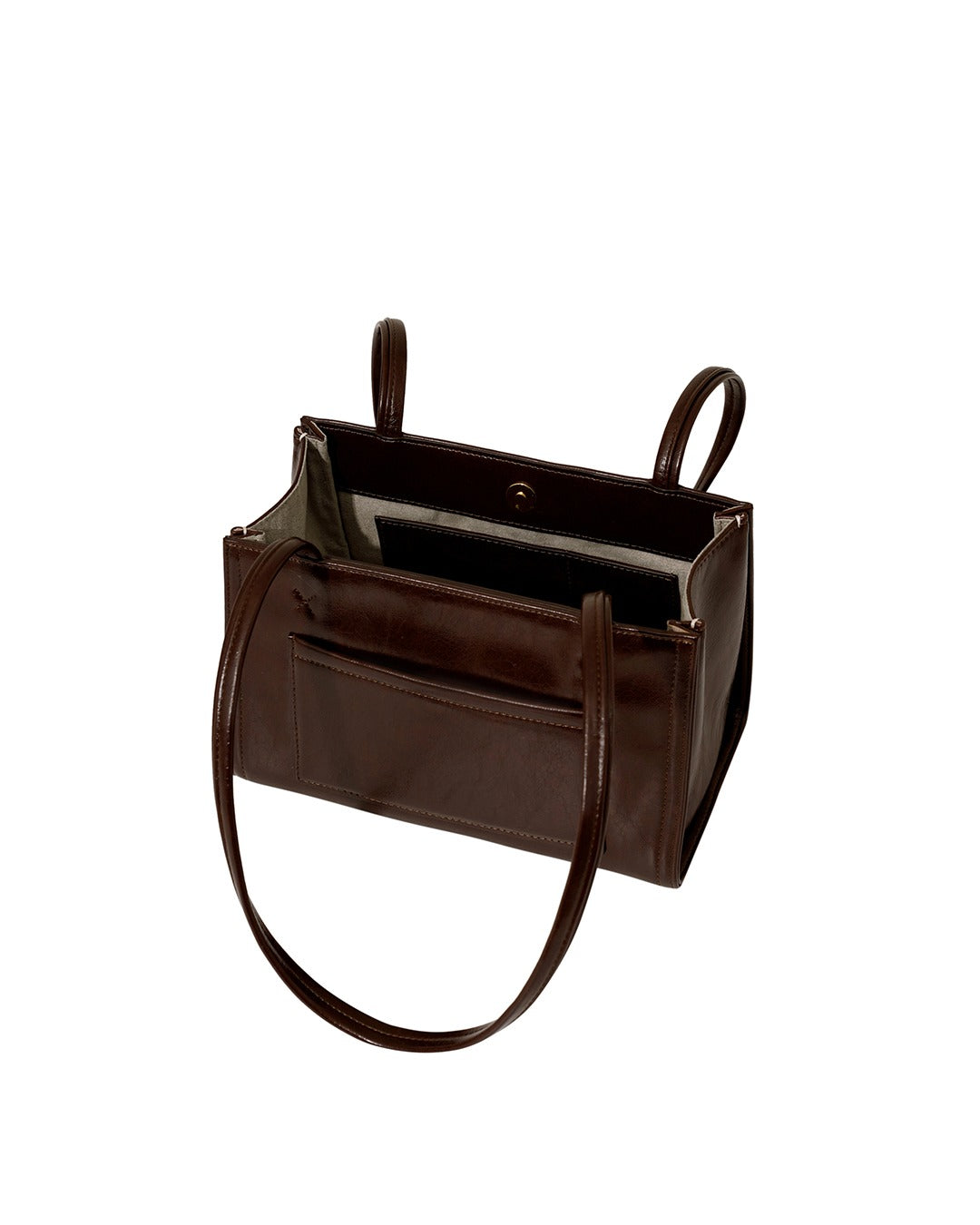 Túi Xách Stand Oil Oblong Bag Tiny #Marron
