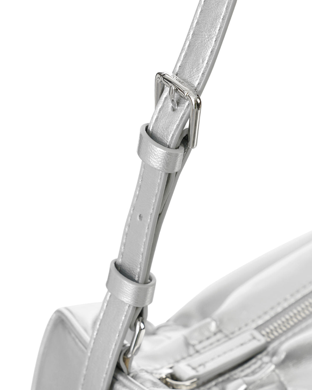 Túi Xách Stand Oil Pleats Bag #Silver