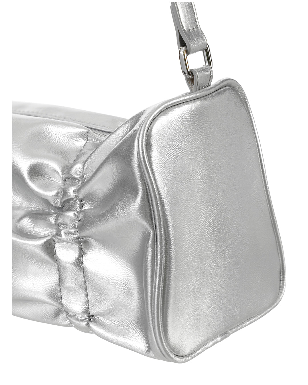 Túi Xách Stand Oil Pleats Bag #Silver