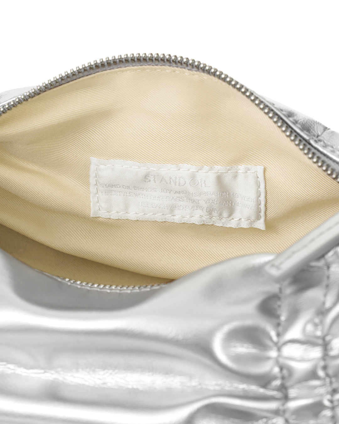 Túi Xách Stand Oil Pleats Bag #Silver