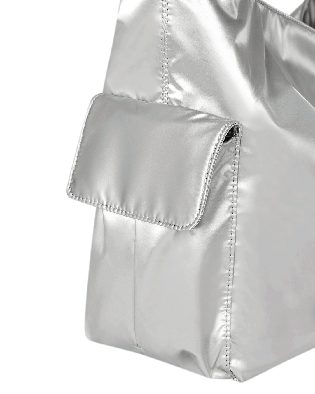 Túi Xách Stand Oil Slouch Pocket Bag #Silver